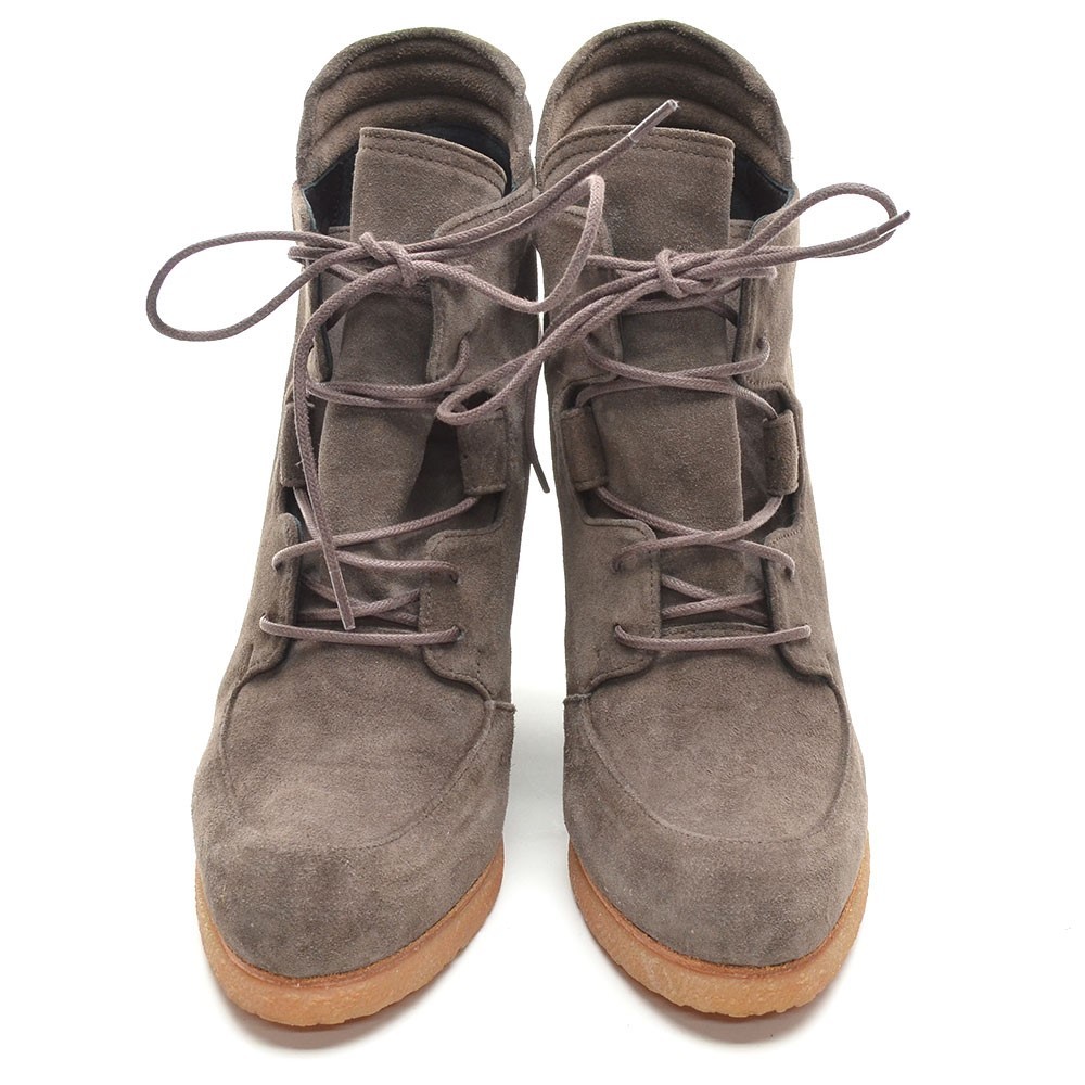 Stuart Weitzman Kidstuff Hidden Wedge Boots 7.5 M New - Picture 3 of 6